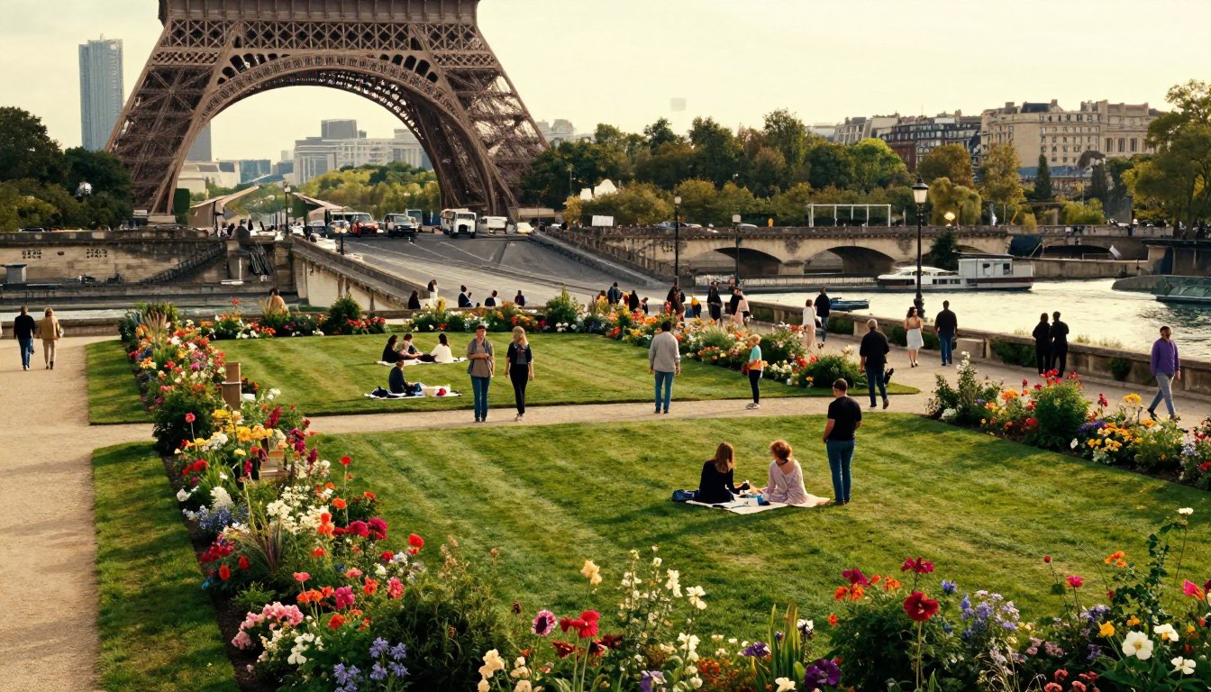 outdoor attractions in paris