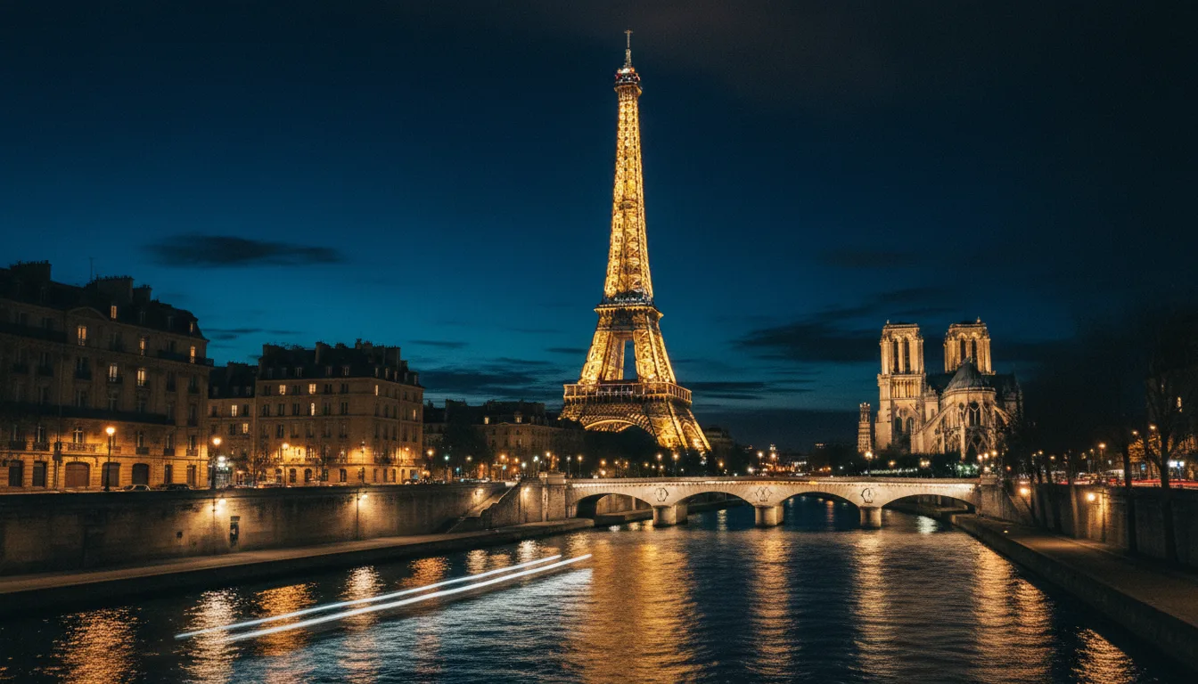 Atracciones nocturnas en París