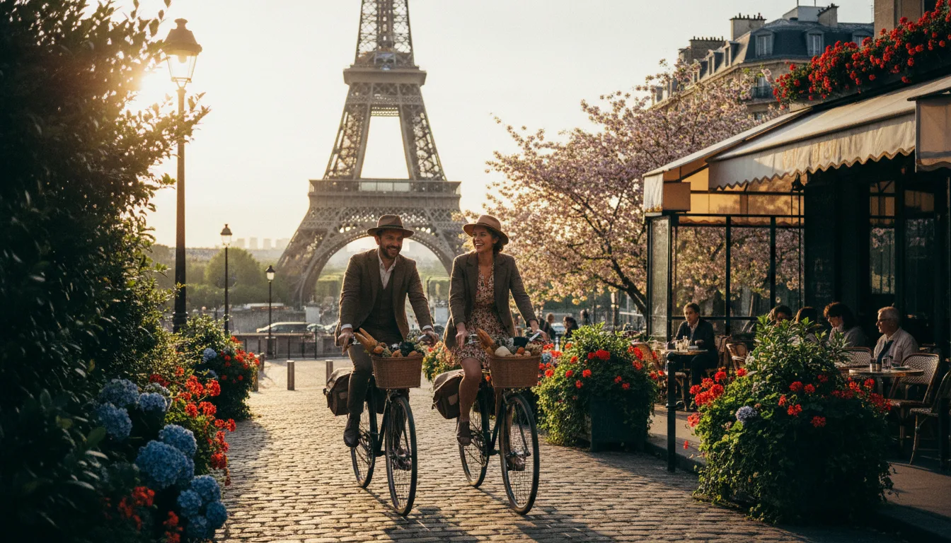 Cyklistické výlety v štvrti Paríž